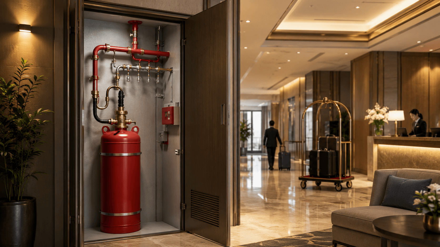 Otel ve Konaklama Tesislerinde FM200: Misafir Güvenliği ve Kesintisiz Operasyon